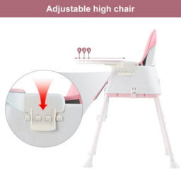 Four In One Convertible Baby High Chair With Adjustable Feeding Seat Toddler Chair And Table Combo - thumbnail 2