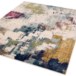 Furniturebox Uk Ruddick Multicoloured Distressed Rug 120X170 - thumbnail 4