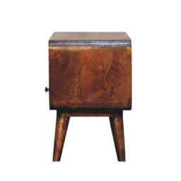 Wyld Haus Olbia Compact Chestnut Mango Wood Curved Tv Media Unit - thumbnail 9