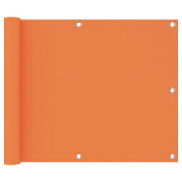 Berkfield Balcony Screen Orange 75X300 Cm Oxford Fabric - thumbnail 1