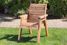 Charles Taylor Trading Traditional Chair Self-Assembly - L74 X W68 X H98 Cm - Redwood - Assembly Required
