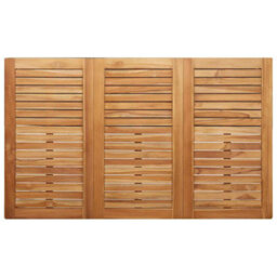 Berkfield Garden Dining Set 5 Pcs Solid Wood Teak - thumbnail 8
