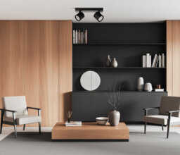 Luminosa Lighting Luminosa Karlota Modern Twin Ceiling Spotlight, Gu10 - thumbnail 3