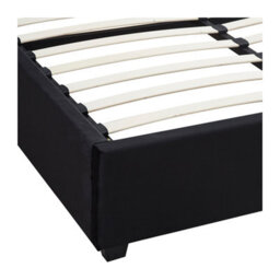 Seconique Madison Ottoman 5' King Size Bed Black Velvet Fabric - thumbnail 9
