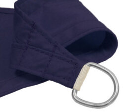 Kookaburra 5M X 4M Rectangle Waterproof Blue Garden Patio Sun Shade Sail Canopy 98% Uv Block With Free Rope - thumbnail 3