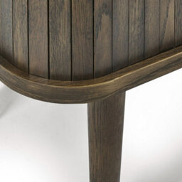 Julian Bowen Arya Wide Sliding Door Tv Unit - Dark Oak - thumbnail 7