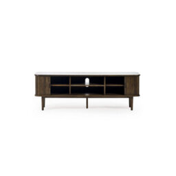 Julian Bowen Arya Wide Sliding Door Tv Unit - Dark Oak - thumbnail 5