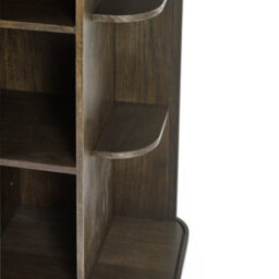 Julian Bowen Arya Wide Sliding Door Tv Unit - Dark Oak - thumbnail 8