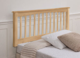 Save On Goods UK 3Ft Single Beech Wood Finish Solid,chunky Headboard Bed Head End Board - thumbnail 2