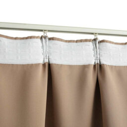 Berkfield Blackout Curtains With Hooks 2 Pcs Taupe 140X175 Cm - thumbnail 4