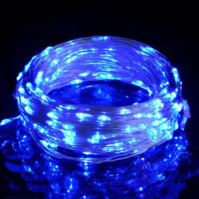 Berkfield Decorative Led Micro Fairy String Lights 40M 400 Led Blue 8 Function - image 1