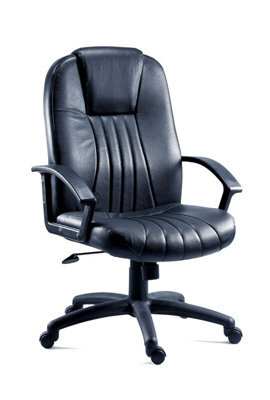 Teknik City Executive Chair In Bonded Leather, With Gas Lift Seat Height Adjustment And Recline Function - image 1