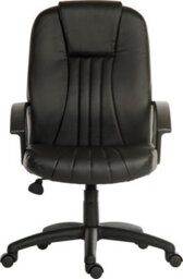 Teknik City Executive Chair In Bonded Leather, With Gas Lift Seat Height Adjustment And Recline Function - thumbnail 2