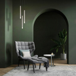 Luminosa Lighting Luminosa Ryan Cluster Pendant Ceiling Light Nickel Matt 3X G9 - thumbnail 5