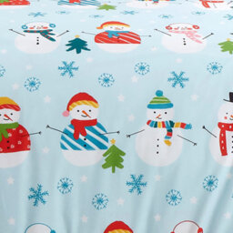 Fusion Christmas Snowman Easy Care Duvet Cover Set - thumbnail 3