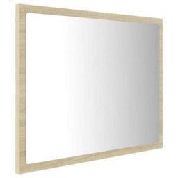 Walplus Led Bathroom Mirror Sonoma Oak 60X8.5X37 Cm Acrylic - thumbnail 4