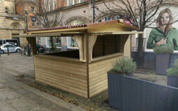 Churnet Valley Garden Furniture Ltd 3M X 3M Triple Serve Chalet - Timber - L330 X W330 X H262 Cm - Minimal Assembly Required - thumbnail 3
