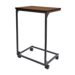 Eldo Heeled Over-Sofa Table With Lockable Wheels And Wipe-Clean Surface, H60 X W40 X D30Cm - thumbnail 2