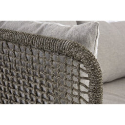 Orsina 3 Seat Grey Sofa, Comfy Fabric Padded Seat, Built To Last Bedroom Sofa, Easy To Clean Three Seat Lounge Sofa - thumbnail 7
