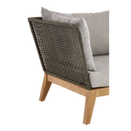 Orsina 3 Seat Grey Sofa, Comfy Fabric Padded Seat, Built To Last Bedroom Sofa, Easy To Clean Three Seat Lounge Sofa - thumbnail 6