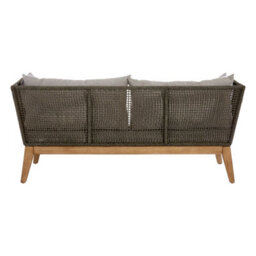 Orsina 3 Seat Grey Sofa, Comfy Fabric Padded Seat, Built To Last Bedroom Sofa, Easy To Clean Three Seat Lounge Sofa - thumbnail 4