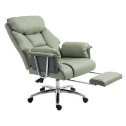 Levede Executive Office Chair Wide Spring Cushion Recliner With Footrest - thumbnail 3