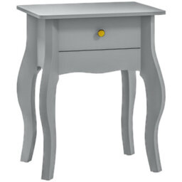 Wyld Haus Noha Grey French-Style Side Table With Drawer, L45 X D35 X H55Cm - thumbnail 2