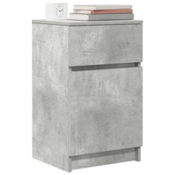 Berkfield Bedside Cabinets 2 Pcs Concrete Grey 39X35X65 Cm Engineered Wood - thumbnail 4