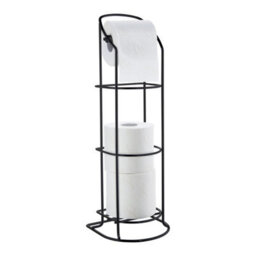 Beslagsboden - Toilet Roll Holder/spare Toilet Roll Holder, Black - thumbnail 2