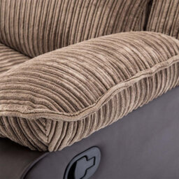More4Homes Postana Manual Recliner Jumbo Cord 2+3 Seater Sofa Set (Brown) - thumbnail 6