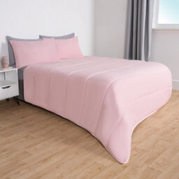 OHS Coverless 10.5 Duvet & Pillowcase,  Blush/silver  - King - thumbnail 6