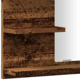 Berkfield Bathroom Mirror Cabinet Artisan Oak 60X10.5X45 Cm - thumbnail 8