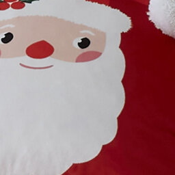Bedlam Jolly Santa Plush Fleece Filled Cushion - thumbnail 5