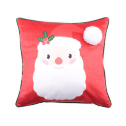 Bedlam Jolly Santa Plush Fleece Filled Cushion - thumbnail 3