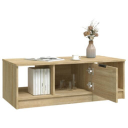 Berkfield Stylish Coffee Table Sonoma Oak 102X50X36 Cm Engineered Wood - thumbnail 6