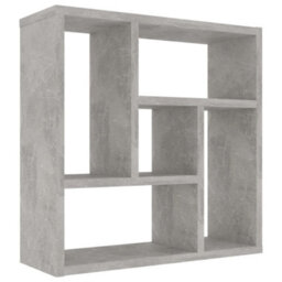 Vidaxl Wall Shelf Concrete Grey 45.1X16X45.1 Cm Engineered Wood - thumbnail 2