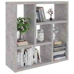 Vidaxl Wall Shelf Concrete Grey 45.1X16X45.1 Cm Engineered Wood - thumbnail 3