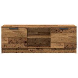 Berkfield Durable Tv Cabinet Old Wood 102X35X36.5 Cm Engineered Wood - thumbnail 4