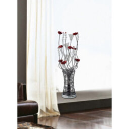 Luminosa Lighting Luminosa (Dh) Rouge Table Lamp 5 Light G4 Black/red/chrome/crystal, Not Led/cfl Compatible - thumbnail 3