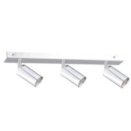 Luminosa Lighting Luminosa Eye Ceiling Spotlight Bar Silver, 50Cm, 3X Gu10