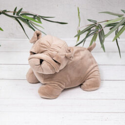 Annibells Pug Dog Doorstop  - Beige - thumbnail 1