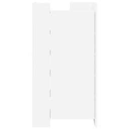 Vidaxl Shoe Cabinet White 52X37.5X100 Cm Engineered Wood - thumbnail 4