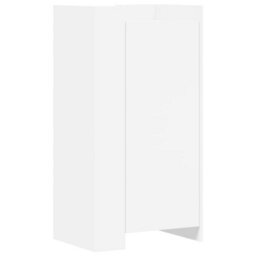 Vidaxl Shoe Cabinet White 52X37.5X100 Cm Engineered Wood - thumbnail 2