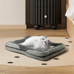 Thehotsale Light Grey Anti-Slip Washable Pet Sleeping Bed (M Size),50X40X9Cm - thumbnail 2