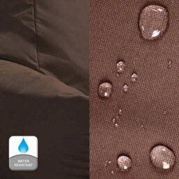 Beautiful Beanbags Kids Highback Beanbag Indoor Or Outdoor Bean Bag For Children Ready Filled - Brown - thumbnail 2