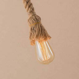 3Head Gold Rope Light Pendant 1M Hemp Rope Spider Light Ceiling  Hanging Lights Lamp Fitting Loft Lighting - thumbnail 4