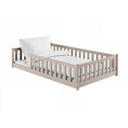 Arten Otis Cashmere 120 X 200Cm Eu Small Double Bed With Guardrails - Foam Bonnell Mattress Included - thumbnail 4