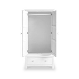 Cornish White Double Wardrobe With Drawer - By Roseland Furniture - thumbnail 4