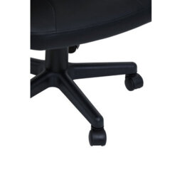 Orsina Comfortable Black Small Home Office Chair, Ergonomic Work From Home Chair, Movable Ergonomic Office Chair - thumbnail 7