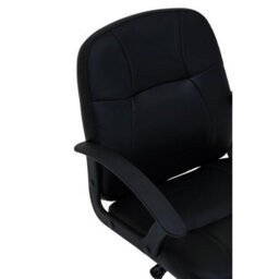 Orsina Comfortable Black Small Home Office Chair, Ergonomic Work From Home Chair, Movable Ergonomic Office Chair - thumbnail 6